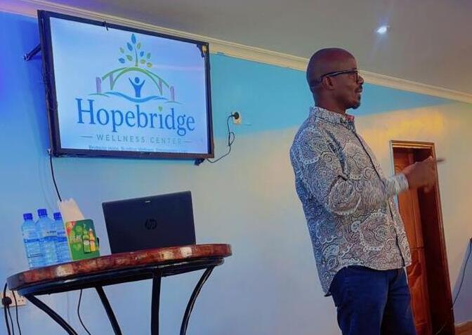Warm, welcoming counseling space at Hopebridge Wellness Center