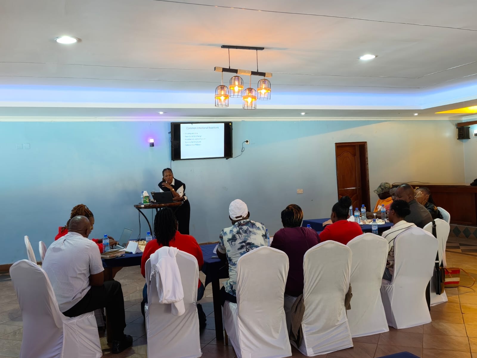 Inspiring wellness talk